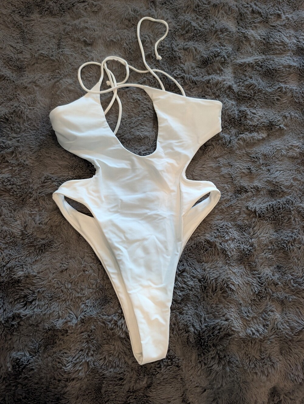 Sexy White fox Bathing Swim Suit